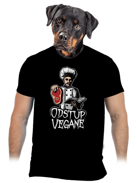 Odstup vegane pánské tričko Black