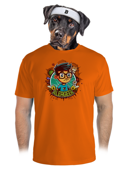 Alergeek pánské sportovní tričko Neon Orange