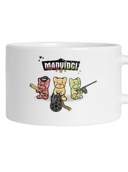 Madvídci hrnek makronka White