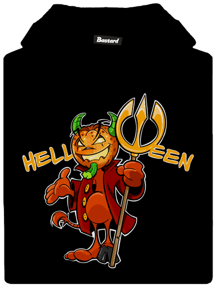 Helloween dětská mikina klokanka Black