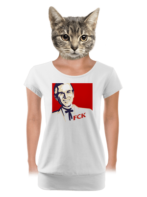 dámské tričko s lemem