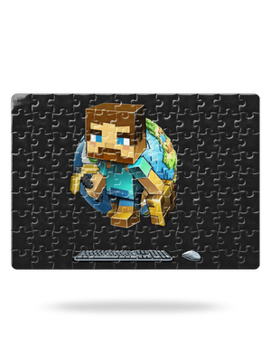 B17: Minecraft puzzle White