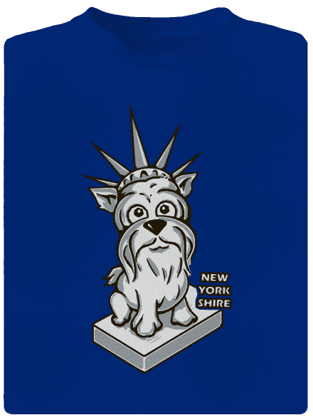 New Yorkshire pánské sportovní tričko Royal Blue Mal
