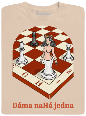 Dáma nahá jedna pánské tričko Sand