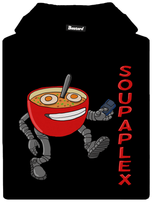 Soupaplex dětská mikina klokanka Black