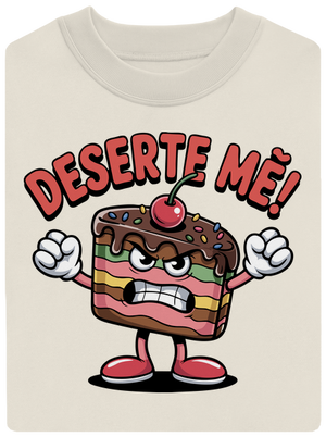 Deserte mě unisex mikina bez kapuce Off White