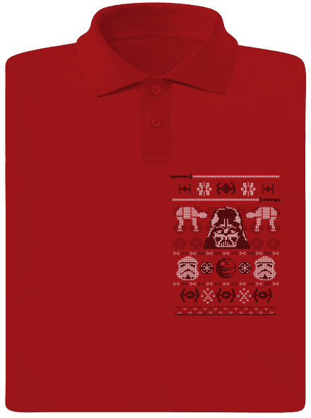 Vader na svetru pánská polokošile Red Mal