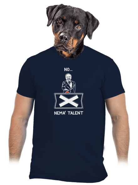 Cimrman: Nemá talent pánské tričko Navy
