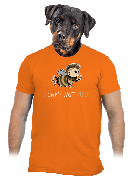Punks Not Med pánské tričko Orange