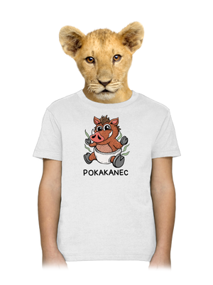 Pokakanec dětské tričko White