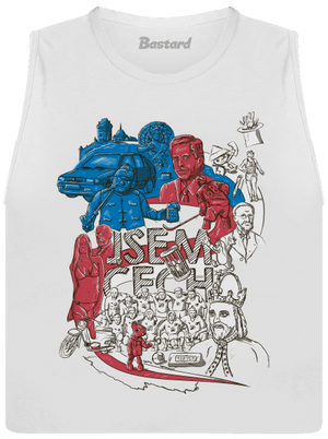 Jsem Čech dámské tílko volné White