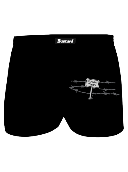 Soukromý pozemek pánské trenky Black