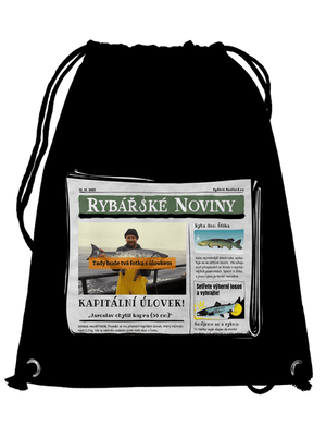 Rybářské noviny vak Black