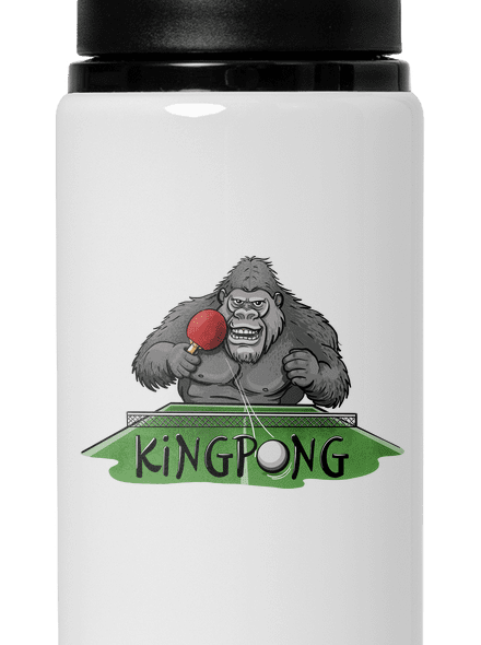 King pong lahev na vodu White
