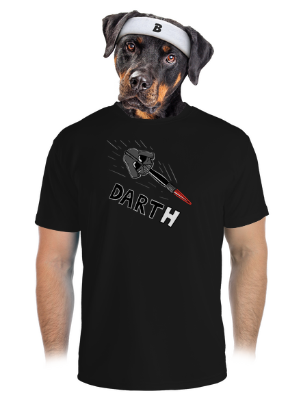 Dart(h) pánské sportovní tričko Black