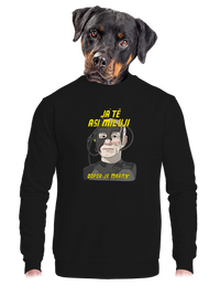 unisex mikina bez kapuce