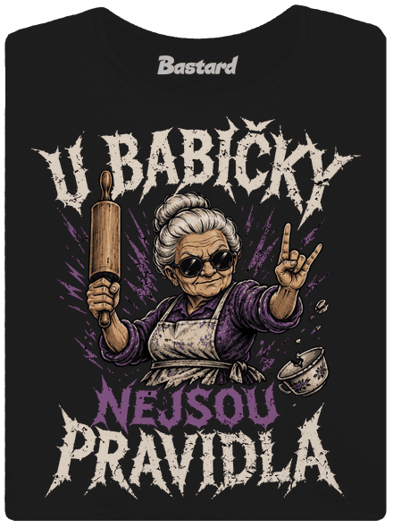 U babičky dámské tričko Black