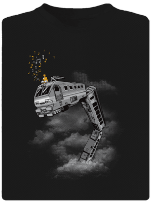 Snake Train pánské sportovní tričko Black