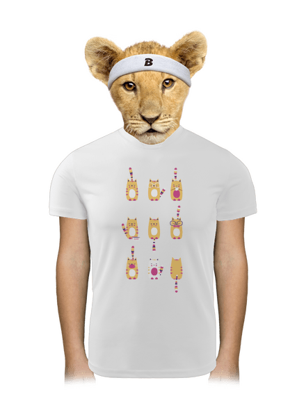 Meow dětské sportovní tričko White