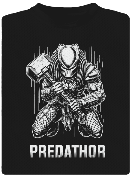 PredaThor a kladívko pánské sportovní tričko Black