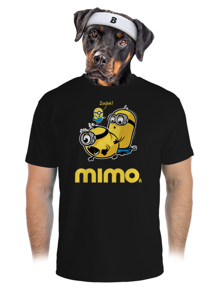 Mimo pánské sportovní tričko Black
