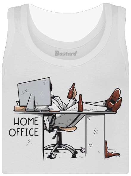 Home Office dámské tílko klasické White
