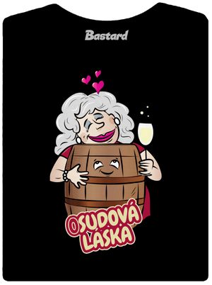 Osudová láska dámské tričko Black