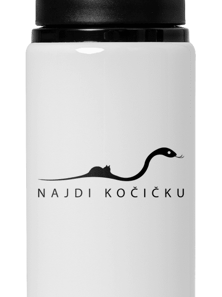 Najdi kočičku lahev na vodu White