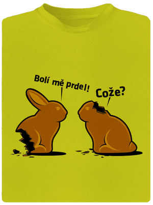 Bolí mě prdel dětské sportovní tričko Neon Yellow