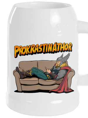 Prokrastináthor půllitr White