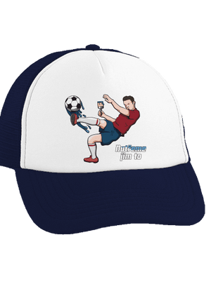 Natřeme jim to - Fotbal kšiltovka truckerka French Navy cap