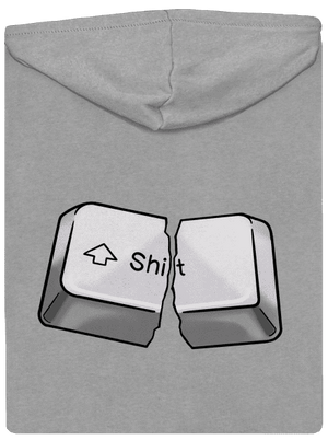 Shift pánská mikina na zip Light Melange