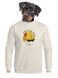 unisex mikina bez kapuce