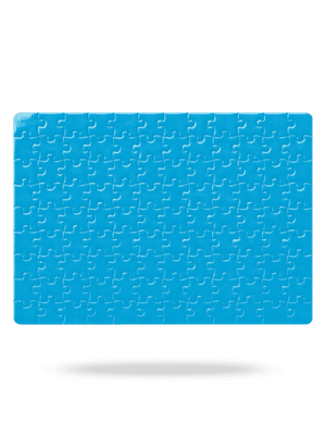 Bez potisku puzzle White