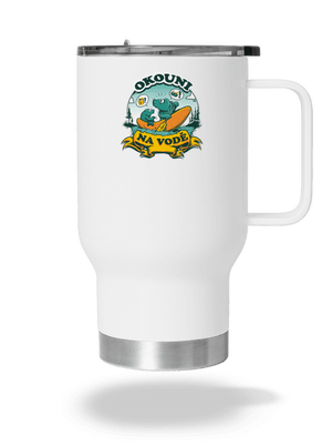 Okouni na vodě termohrnek White