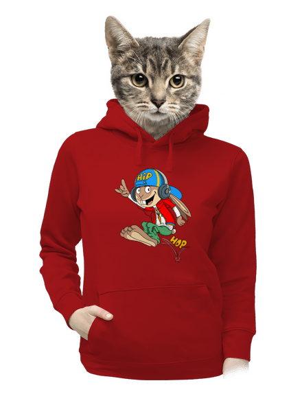 Hip hop dámská mikina klokanka Red Mal