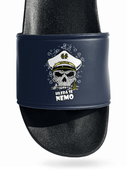 Kapitán Nemo pantofle Navy