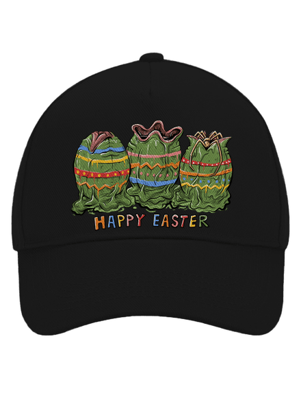 Happy Easter kšiltovka baseballka Black