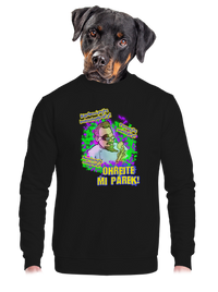 unisex mikina bez kapuce