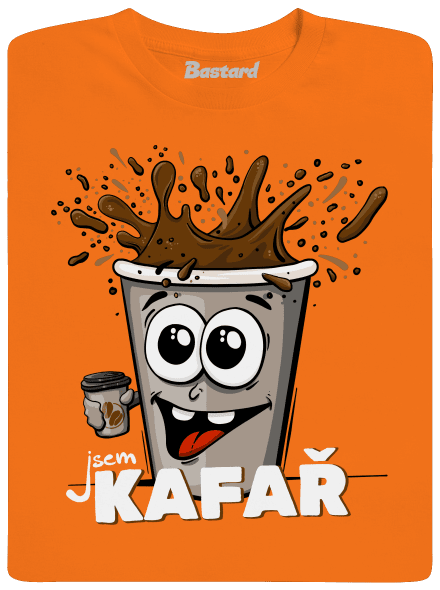 Jsem kafař pánské tričko Orange