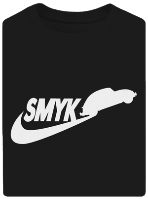 Smyk unisex tričko oversized Black