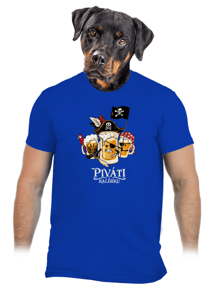 Piváti z Kalibiku pánské tričko Royal Blue