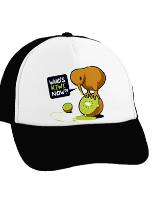 Kiwi kšiltovka truckerka Black cap