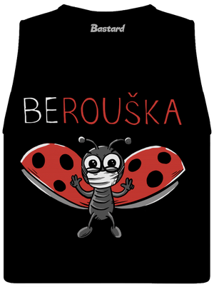 Berouška dámské tílko volné Black