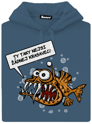 Mořský ďas dámská mikina klokanka Denim