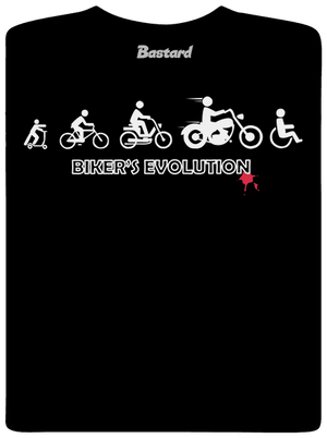 Bikers evolution pánské dlouhý rukáv Black