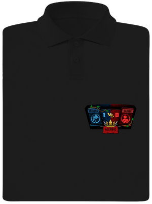 Příroda vs. člověk pánská polokošile Black