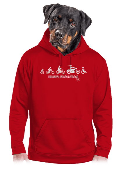 Bikers evolution pánská mikina klokanka Red