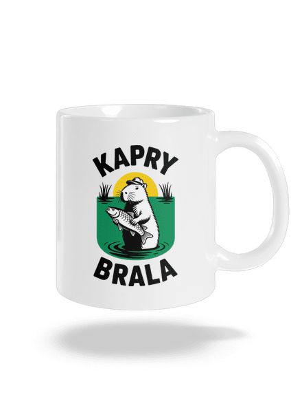Kapry brala klasický hrnek White