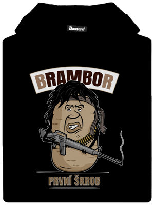 Brambor dětská mikina klokanka Black